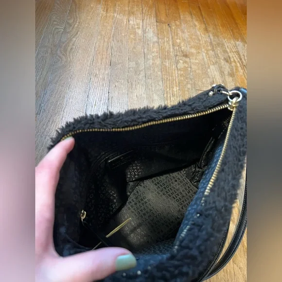Kate spade faux fur bag in black - Picture 14 of 14